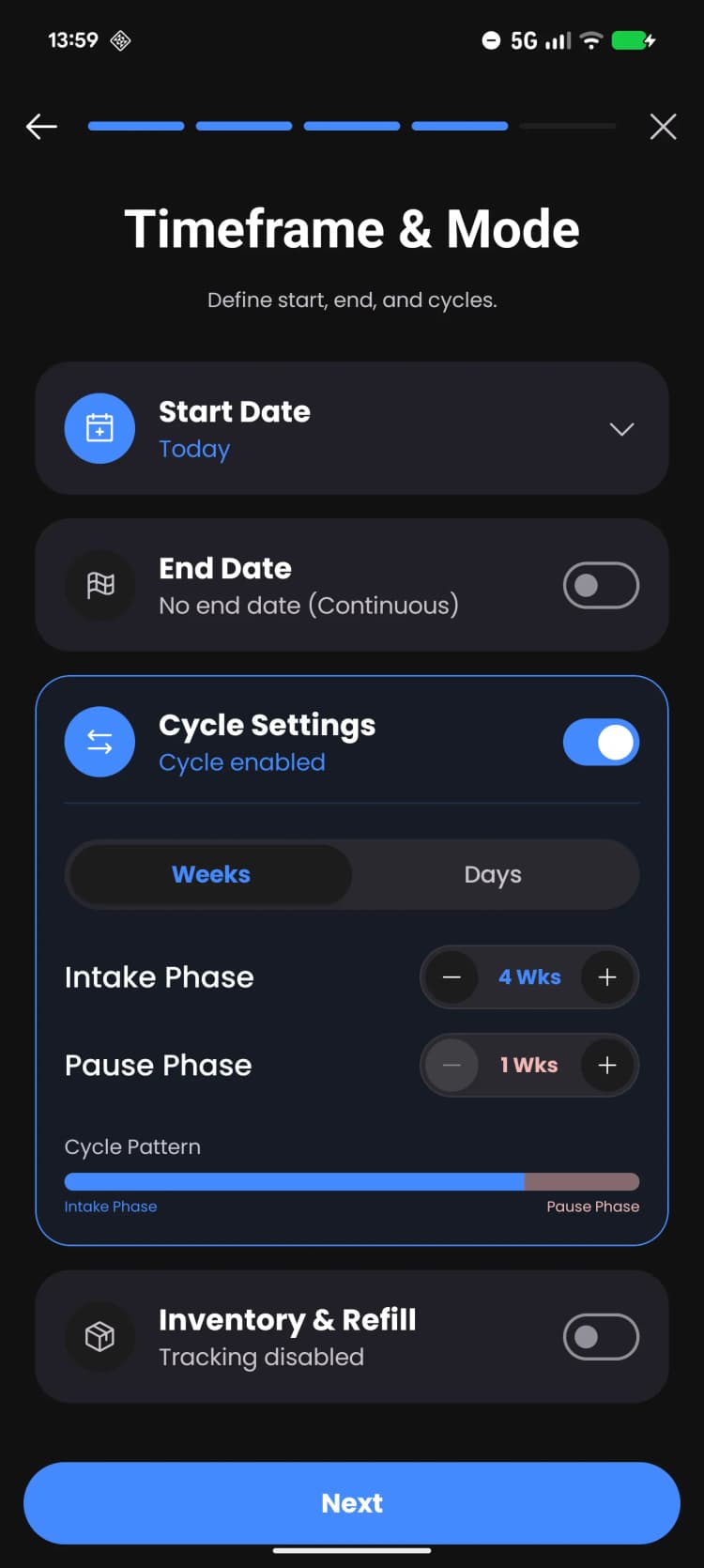 Loading and Maintenance Phases